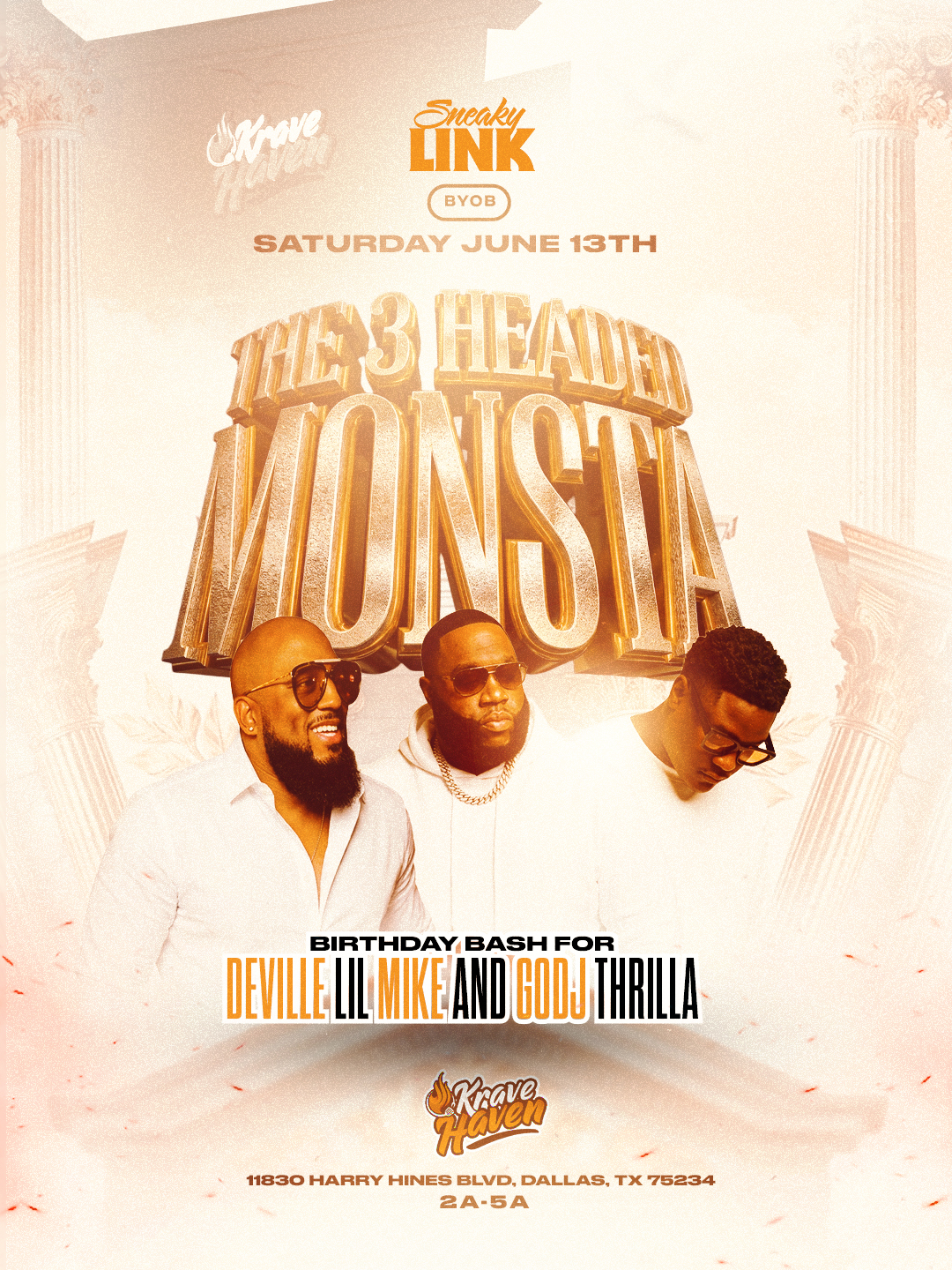 Sneaky Link Saturdays flyer